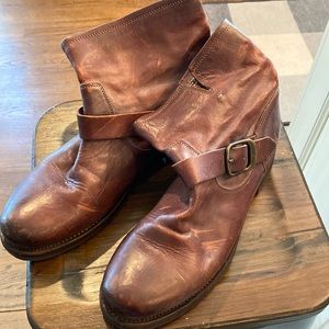 Frye Veronica ankle boots - redwood brown